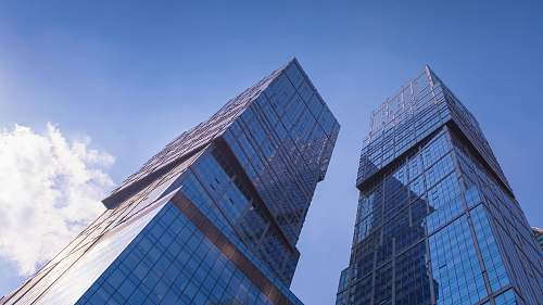 office building gray high-rise building city